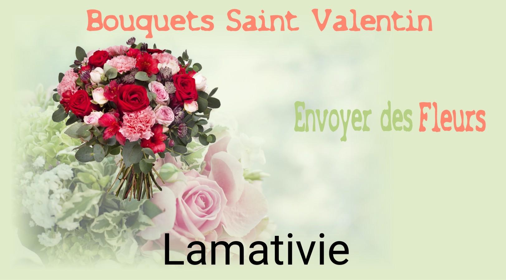 Roses de Saint-Valentin livrées à Lamativie